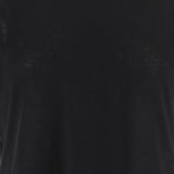 T-SHIRT SERATA IN COTONE E CASHMERE 10491K705 BLK THE ROW 