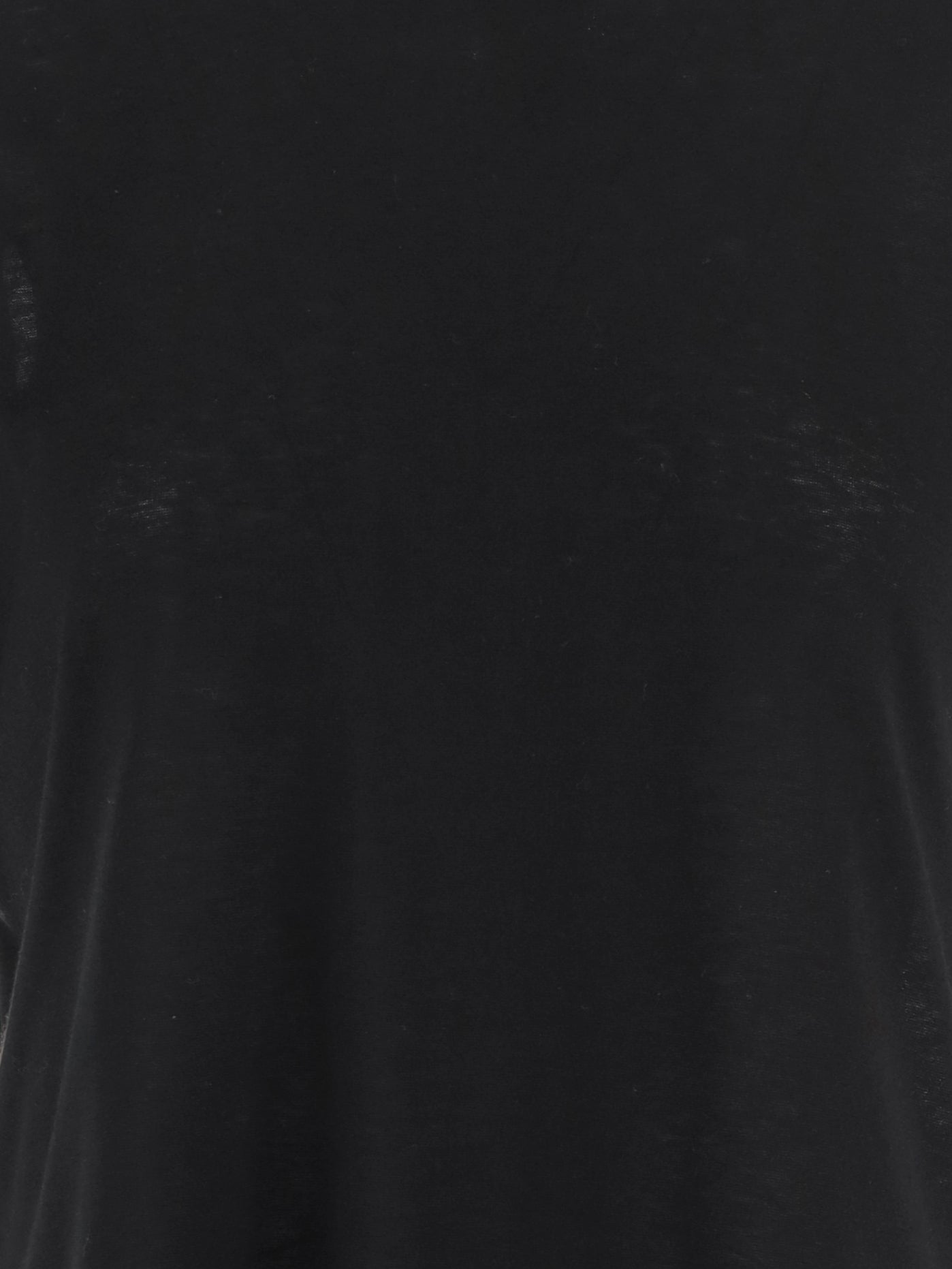 T-SHIRT SERATA IN COTONE E CASHMERE 10491K705 BLK THE ROW 