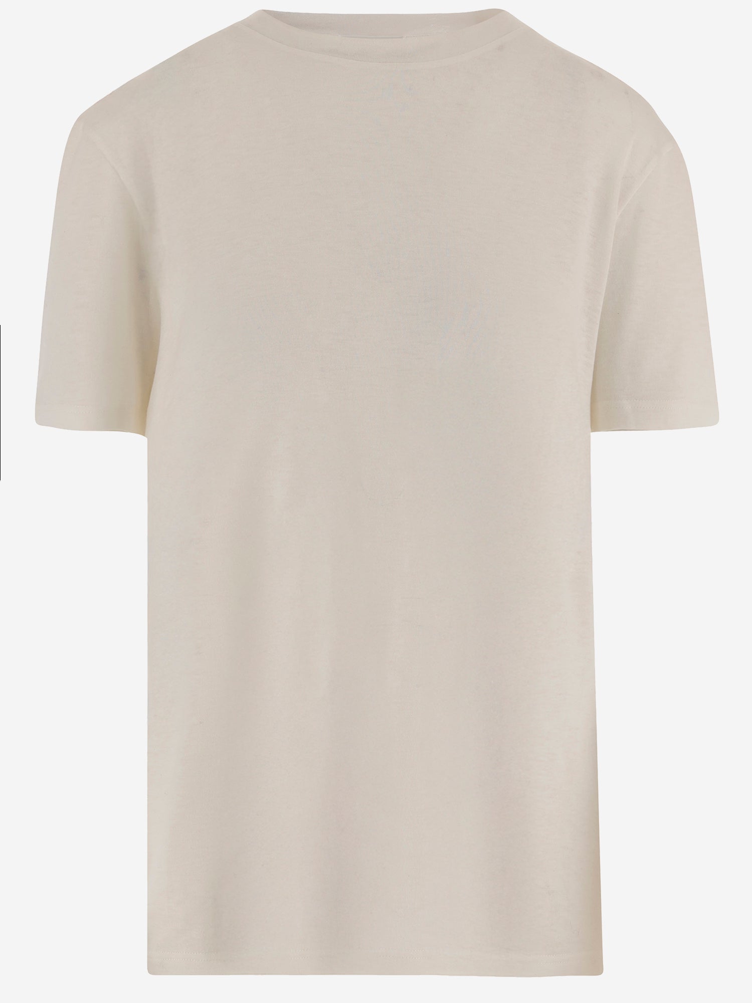 T-SHIRT SERATA IN COTONE E CASHMERE 10491K705 WHT THE ROW 