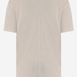 T-SHIRT SERATA IN COTONE E CASHMERE 10491K705 WHT THE ROW 