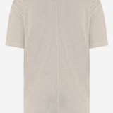 T-SHIRT SERATA IN COTONE E CASHMERE 10491K705 WHT THE ROW 
