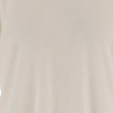 T-SHIRT SERATA IN COTONE E CASHMERE 10491K705 WHT THE ROW 