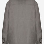 CAMICIA DASHIELL IN LANA VERGINE 1085W4084 GRY THE ROW 