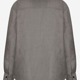 CAMICIA DASHIELL IN LANA VERGINE 1085W4084 GRY THE ROW 