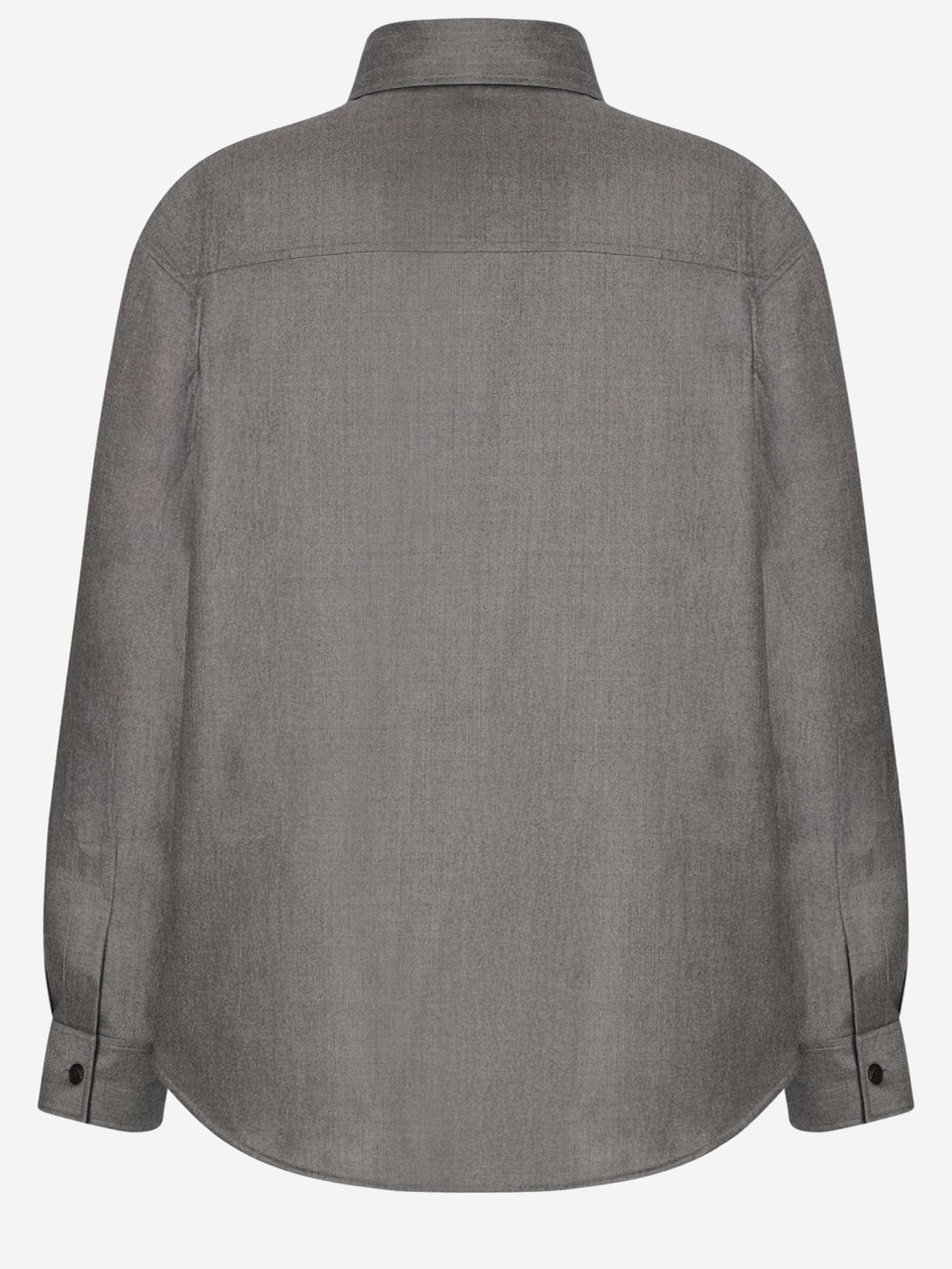 CAMICIA DASHIELL IN LANA VERGINE 1085W4084 GRY THE ROW 