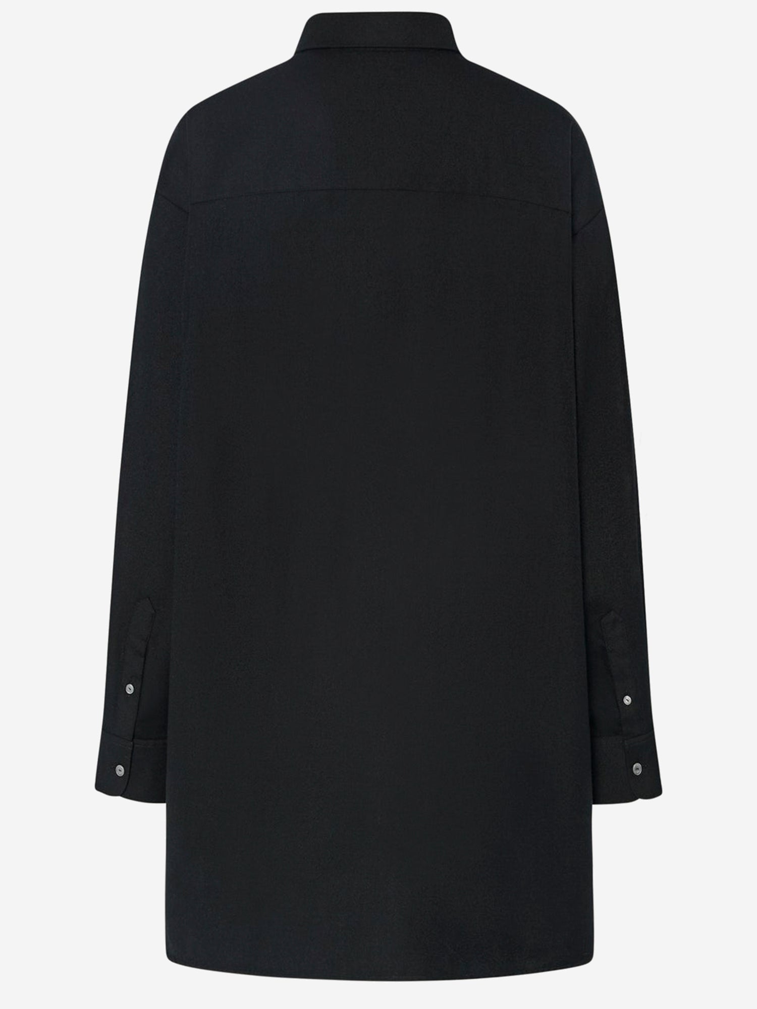 CAMICIA LUKA IN LANA VERGINE 5648W4084 BLK THE ROW 