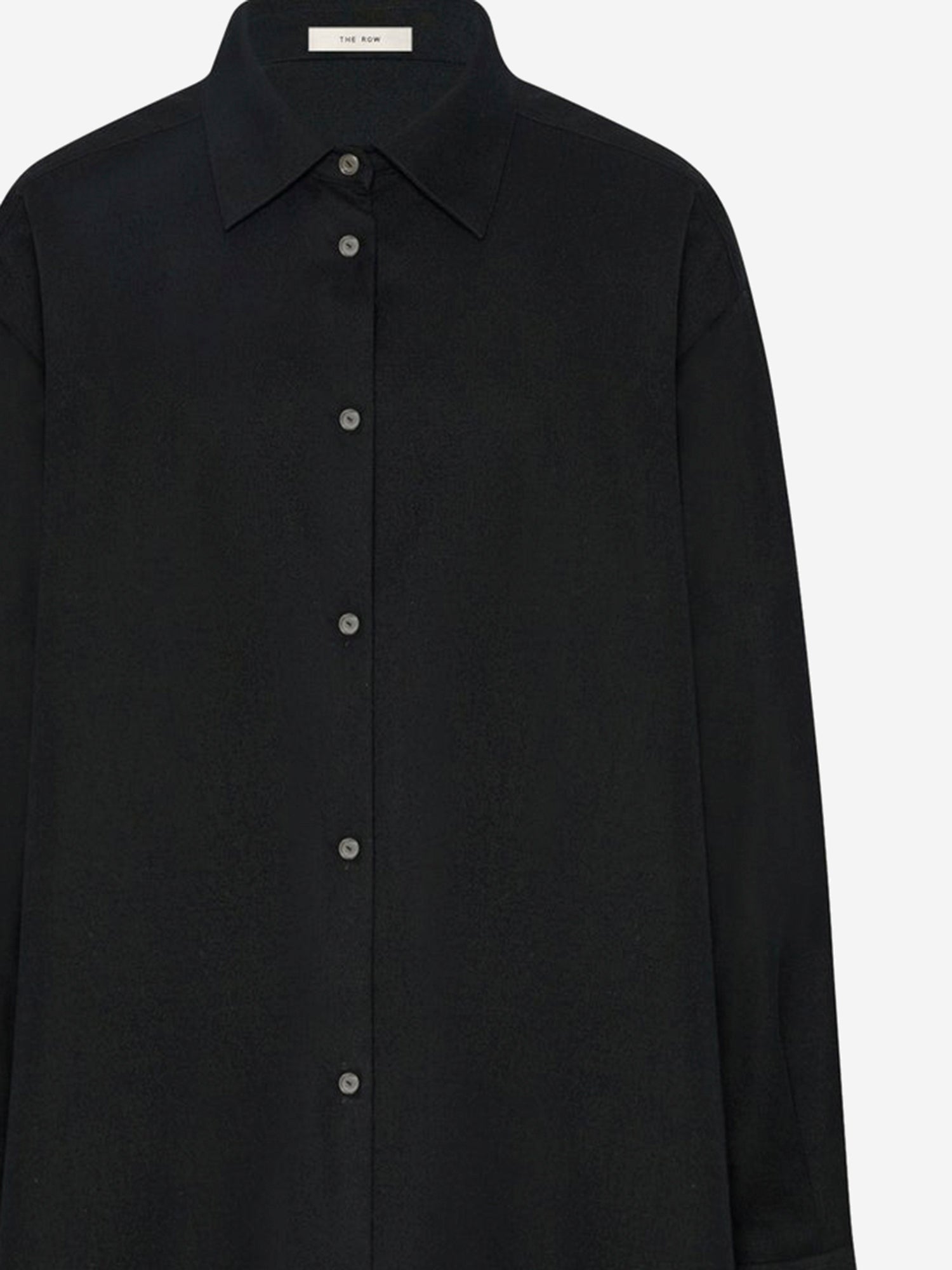 CAMICIA LUKA IN LANA VERGINE 5648W4084 BLK THE ROW 