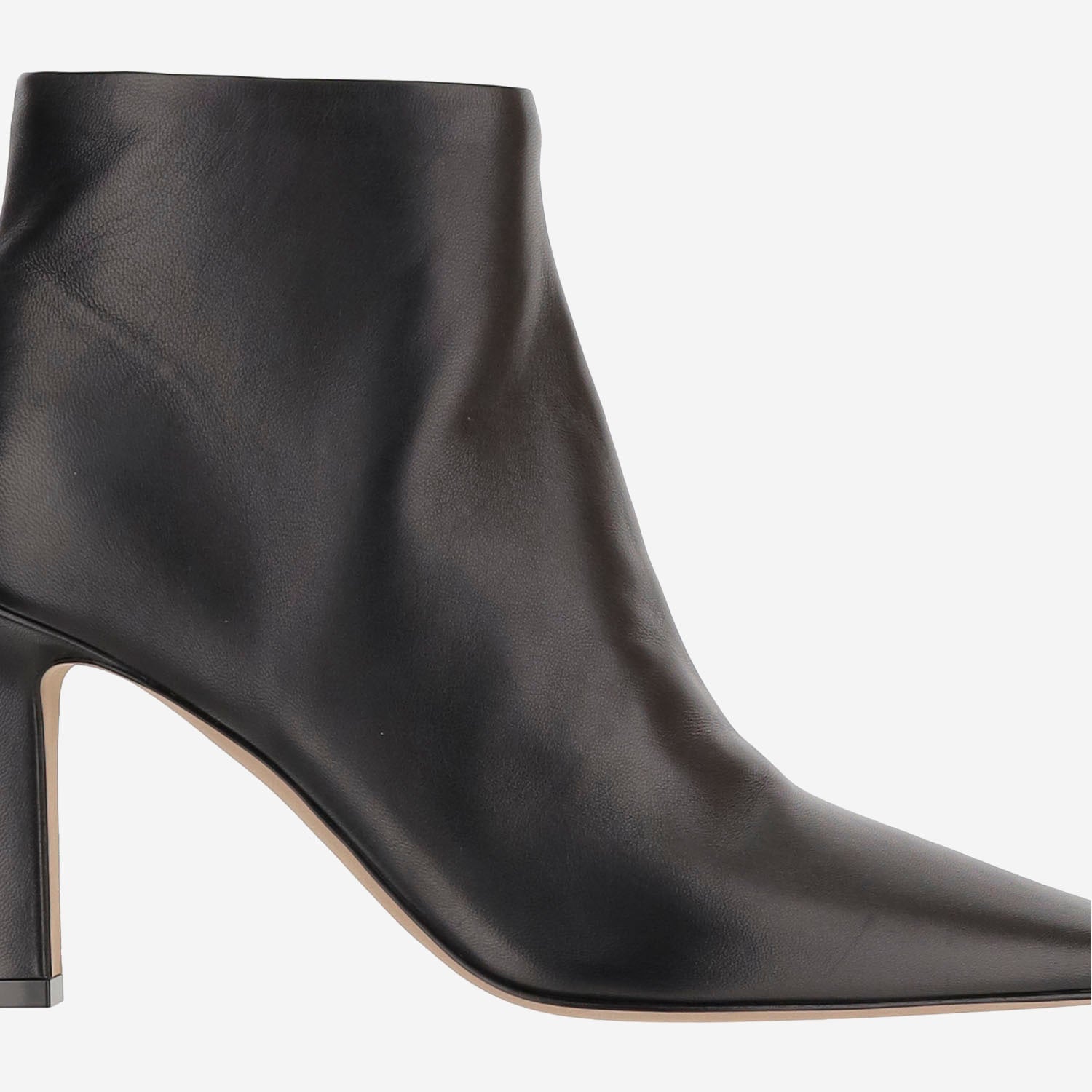 STIVALETTI CARLA 80 IN PELLE F1751SN65 BLK THE ROW 