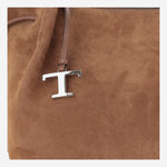 BORSA A SPALLA IN PELLE SCAMOSCIATA XBWBUZS9300P3A 4L13 TODS 