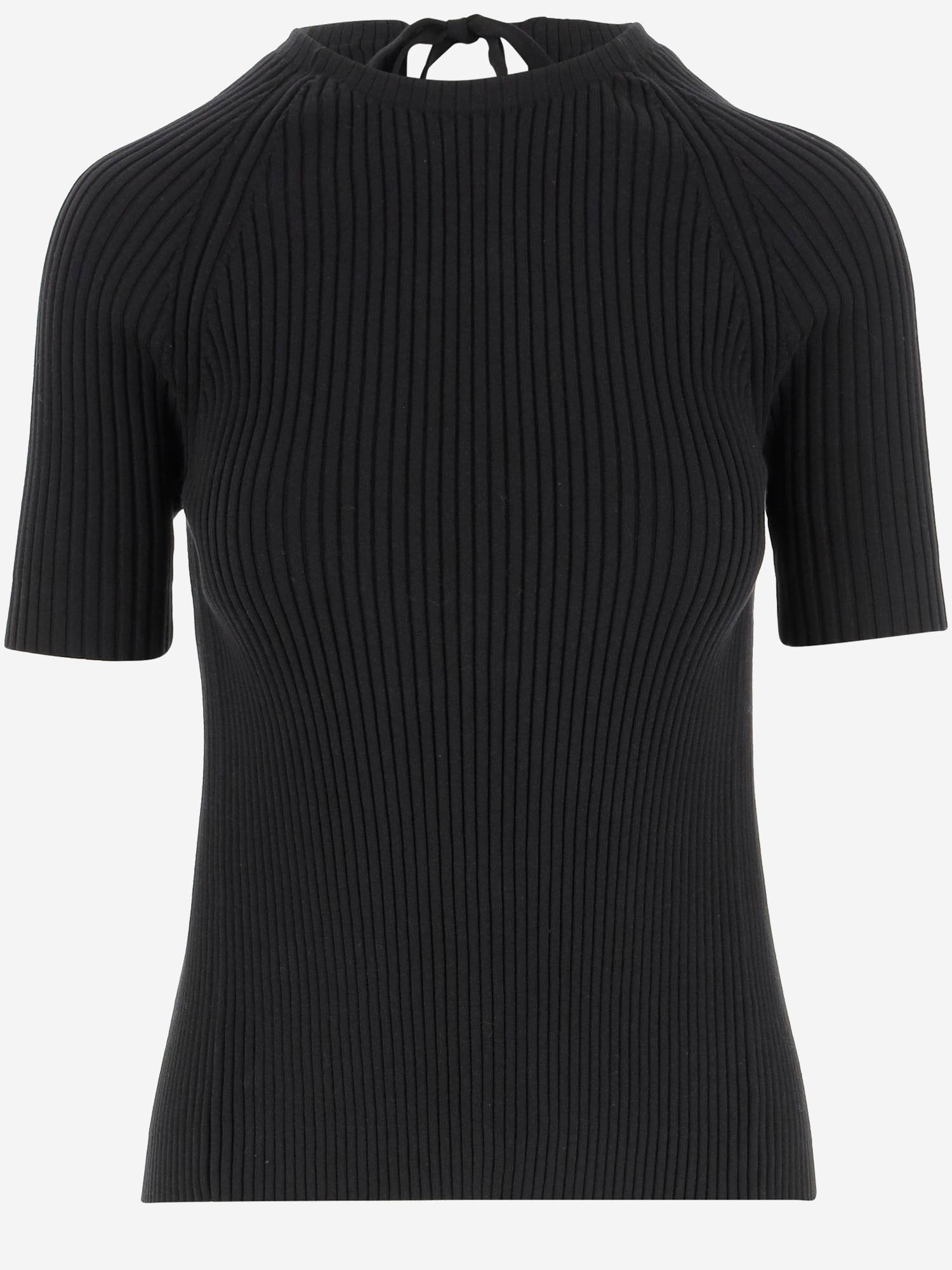 MAGLIA IN MISTO COTONE STRETCH 168784 001 TORY BURCH 