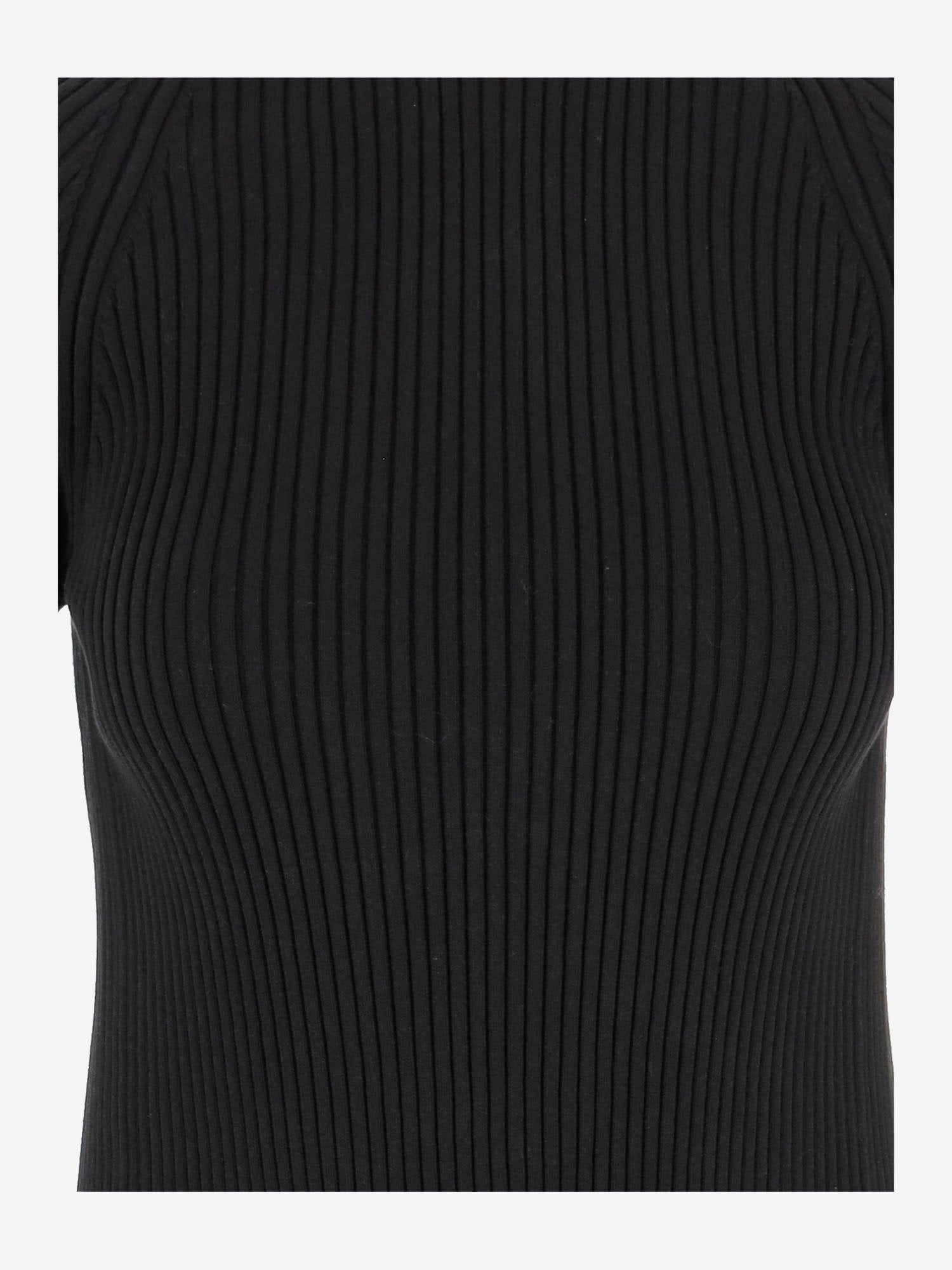 MAGLIA IN MISTO COTONE STRETCH 168784 001 TORY BURCH 