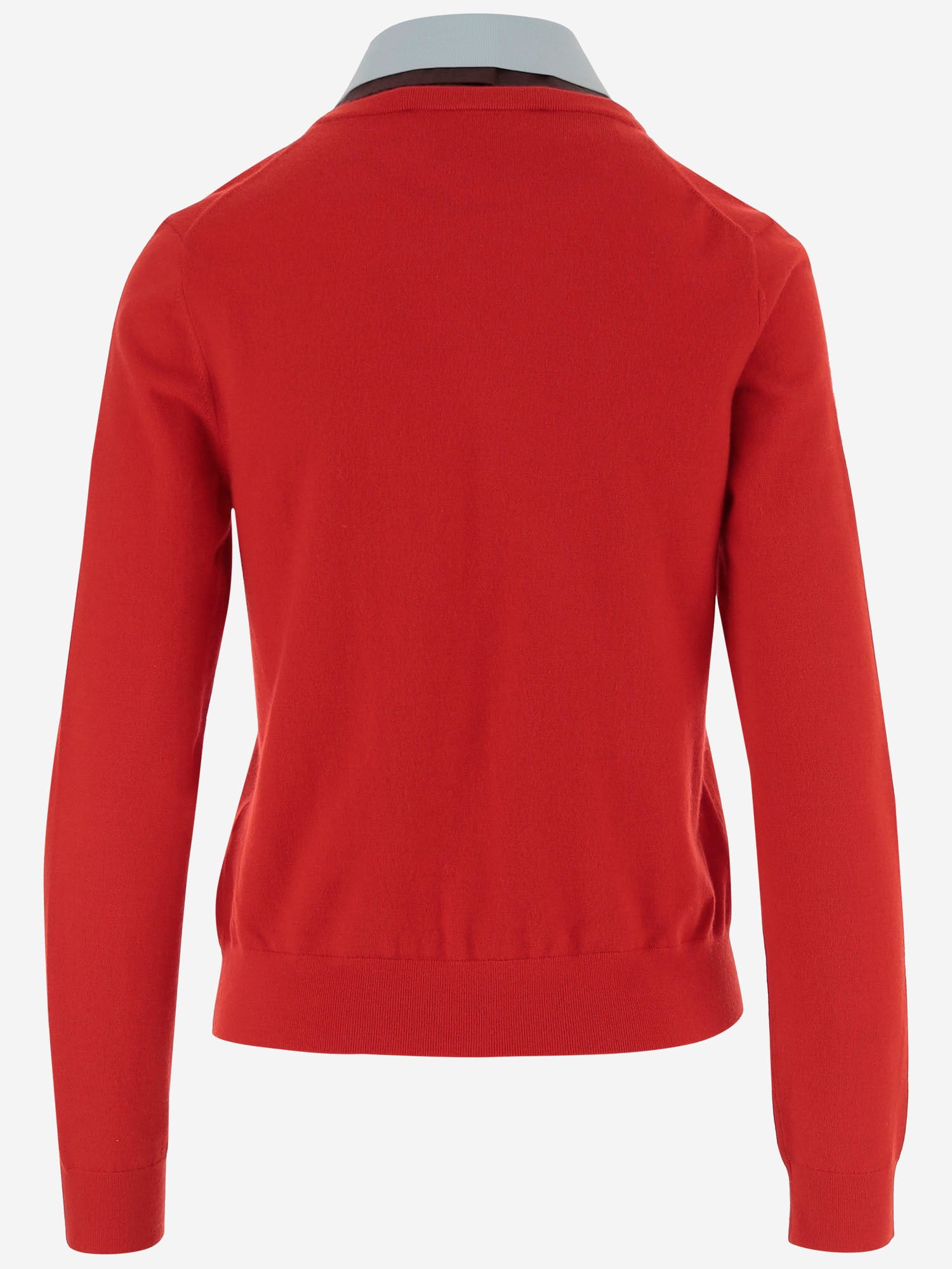 mAGLIA in misto lana CON COLLO RIMOVIBILE 171870 679 TORY BURCH 