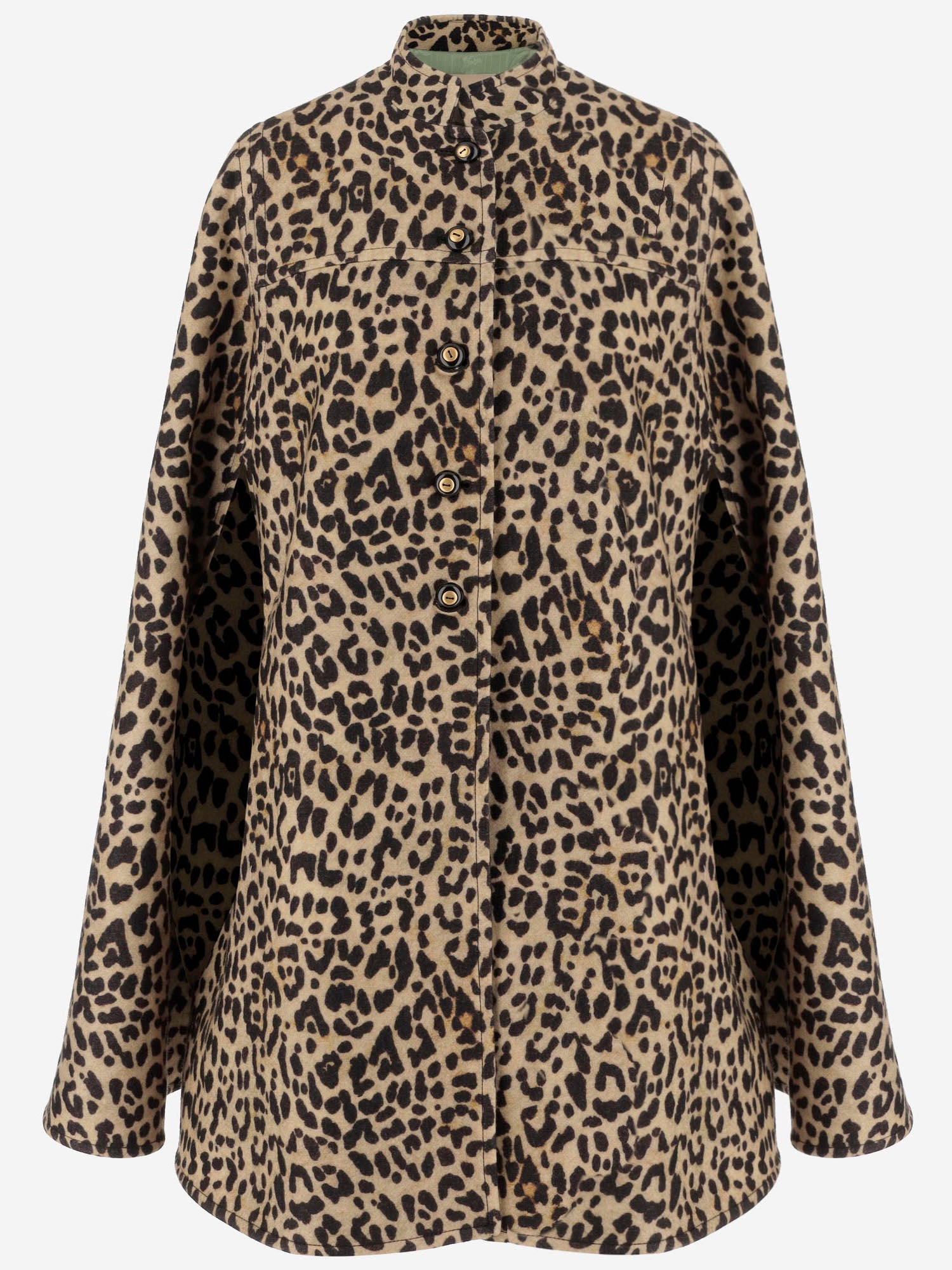 CAPPOTTO IN LANA CON MOTIVO ANIMALIER 7B3CG4Q0 9G7AN2 VALENTINO 