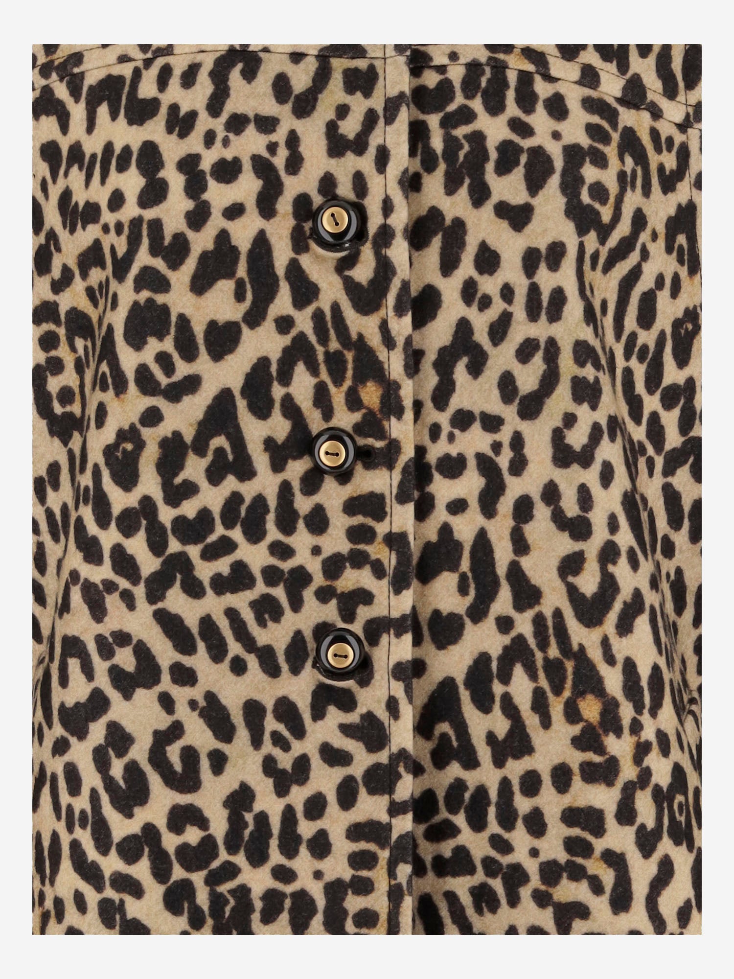 CAPPOTTO IN LANA CON MOTIVO ANIMALIER 7B3CG4Q0 9G7AN2 VALENTINO 