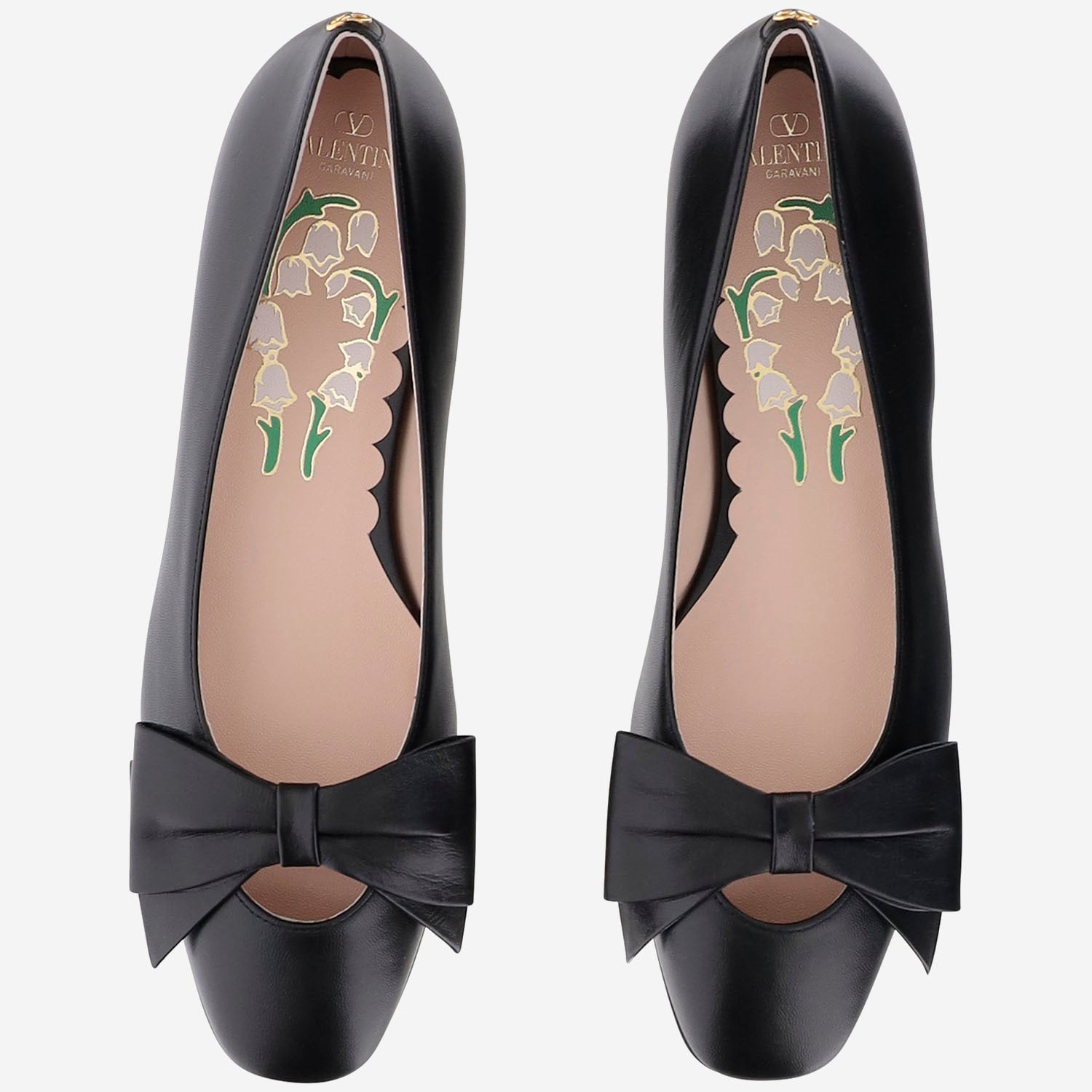 Ballerine Bowow in pelle lucida 7W0S0MS0 DDT0NO VALENTINO GARAVANI 