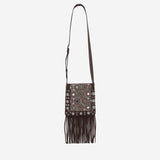 MINI BORSA A SPALLA VALENTINO GARAVANI NELLCÔTE RICAMATA CON FRANGE 7W2B0R34 TAARCB VALENTINO GARAVANI 