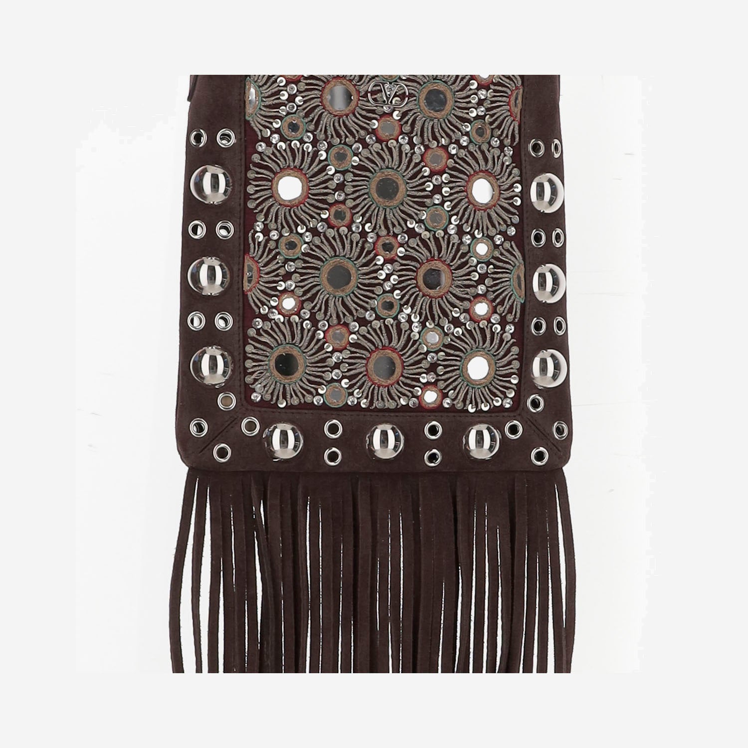MINI BORSA A SPALLA VALENTINO GARAVANI NELLCÔTE RICAMATA CON FRANGE 7W2B0R34 TAARCB VALENTINO GARAVANI 