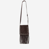 MINI BORSA A SPALLA VALENTINO GARAVANI NELLCÔTE RICAMATA CON FRANGE 7W2B0R34 TAARCB VALENTINO GARAVANI 