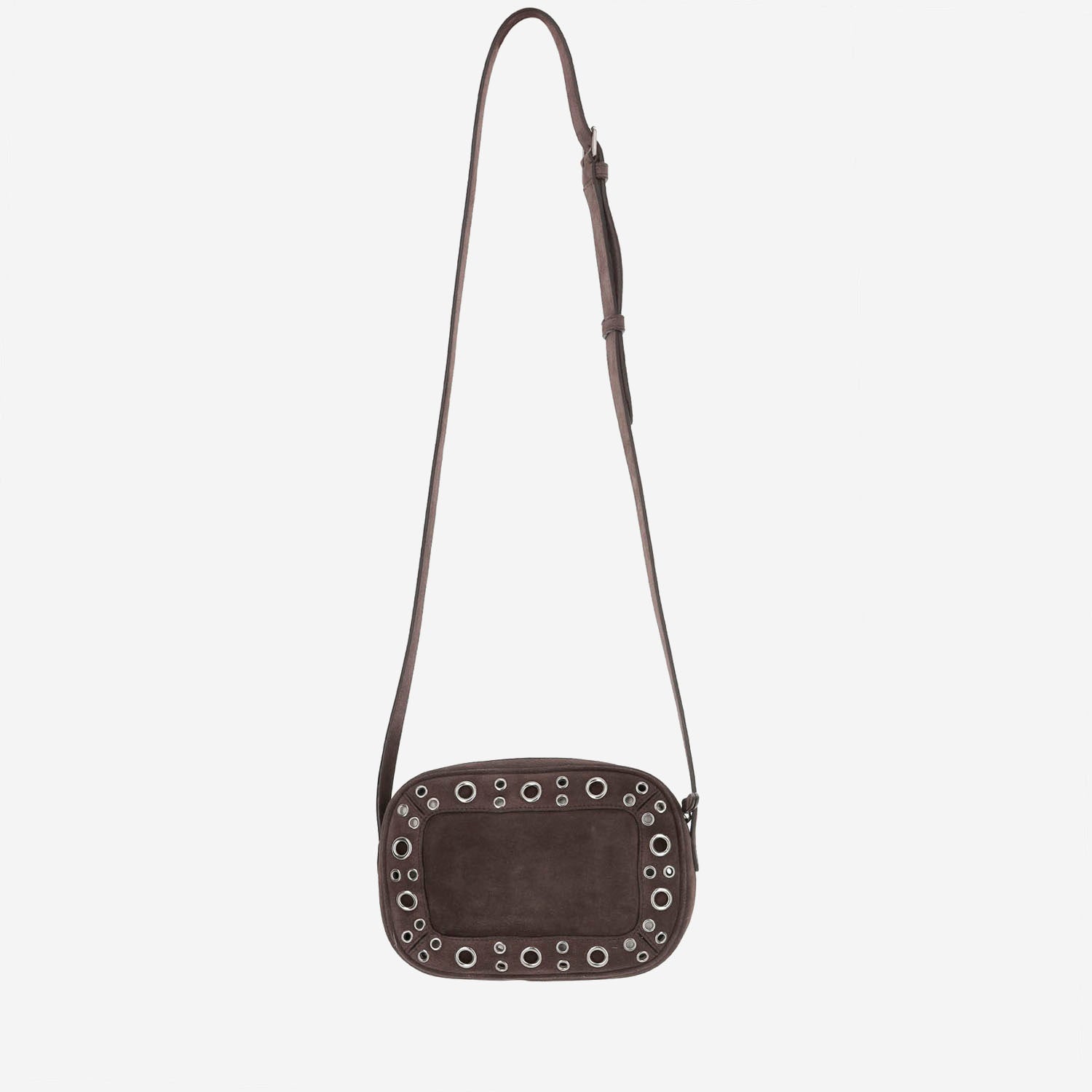 BORSA A TRACOLLA NELLCÔTE IN PELLE SCAMOSCIATA 7W2B0R74 JET0TO VALENTINO GARAVANI 