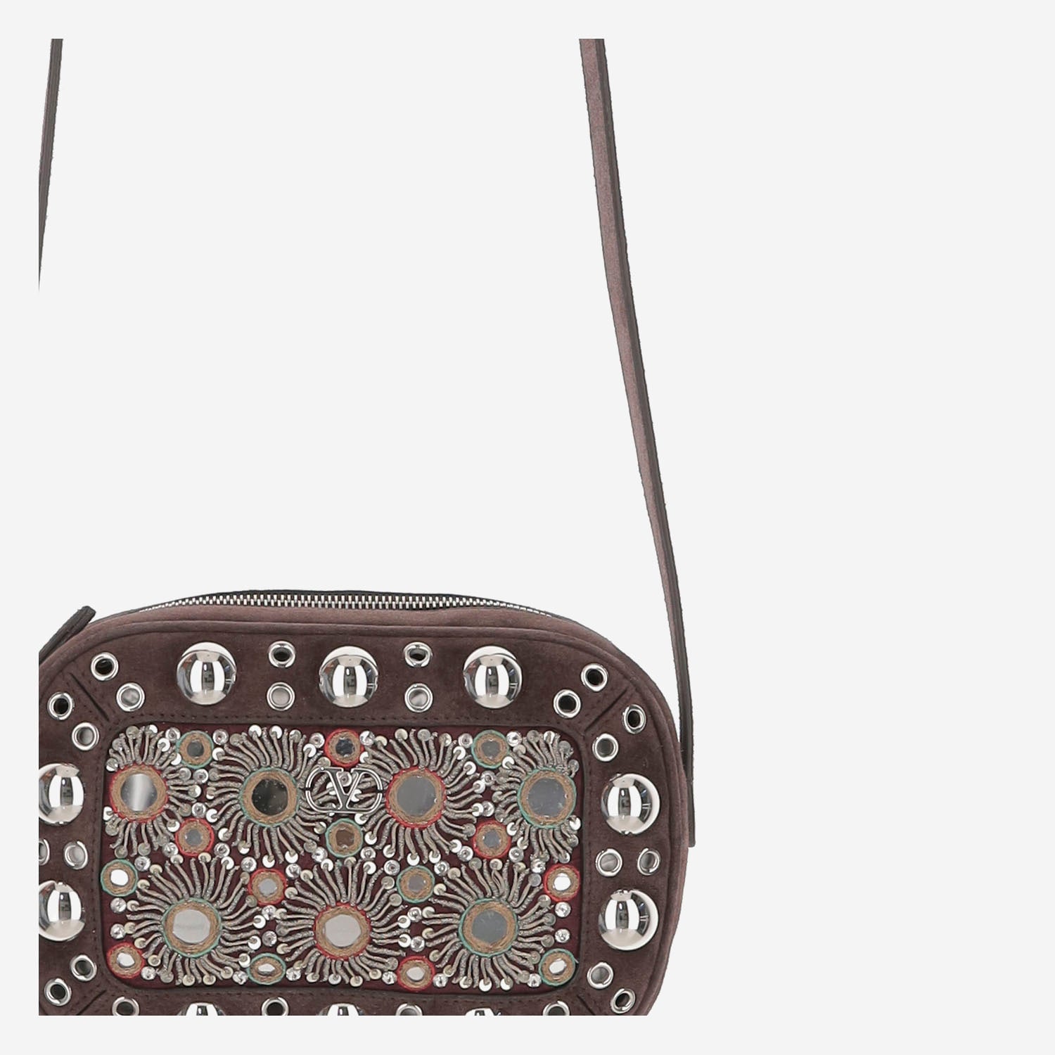 BORSA A TRACOLLA NELLCÔTE IN PELLE SCAMOSCIATA 7W2B0R74 TAARCB VALENTINO GARAVANI 