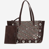 Borsa Shopping Valentino Garavani Nellcôte Ricamata 7W2B0R79 TAARCB VALENTINO GARAVANI 