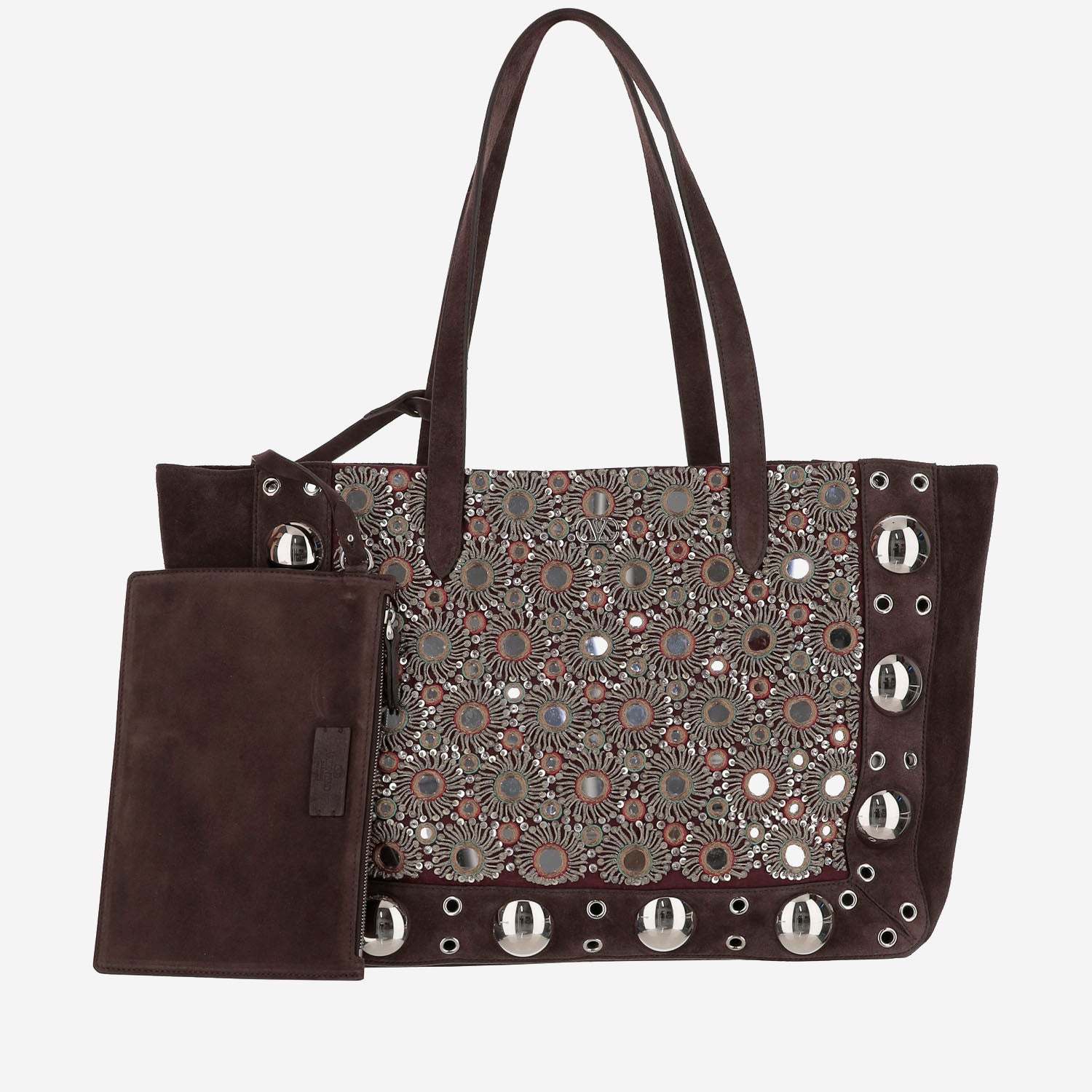 Borsa Shopping Valentino Garavani Nellcôte Ricamata 7W2B0R79 TAARCB VALENTINO GARAVANI 