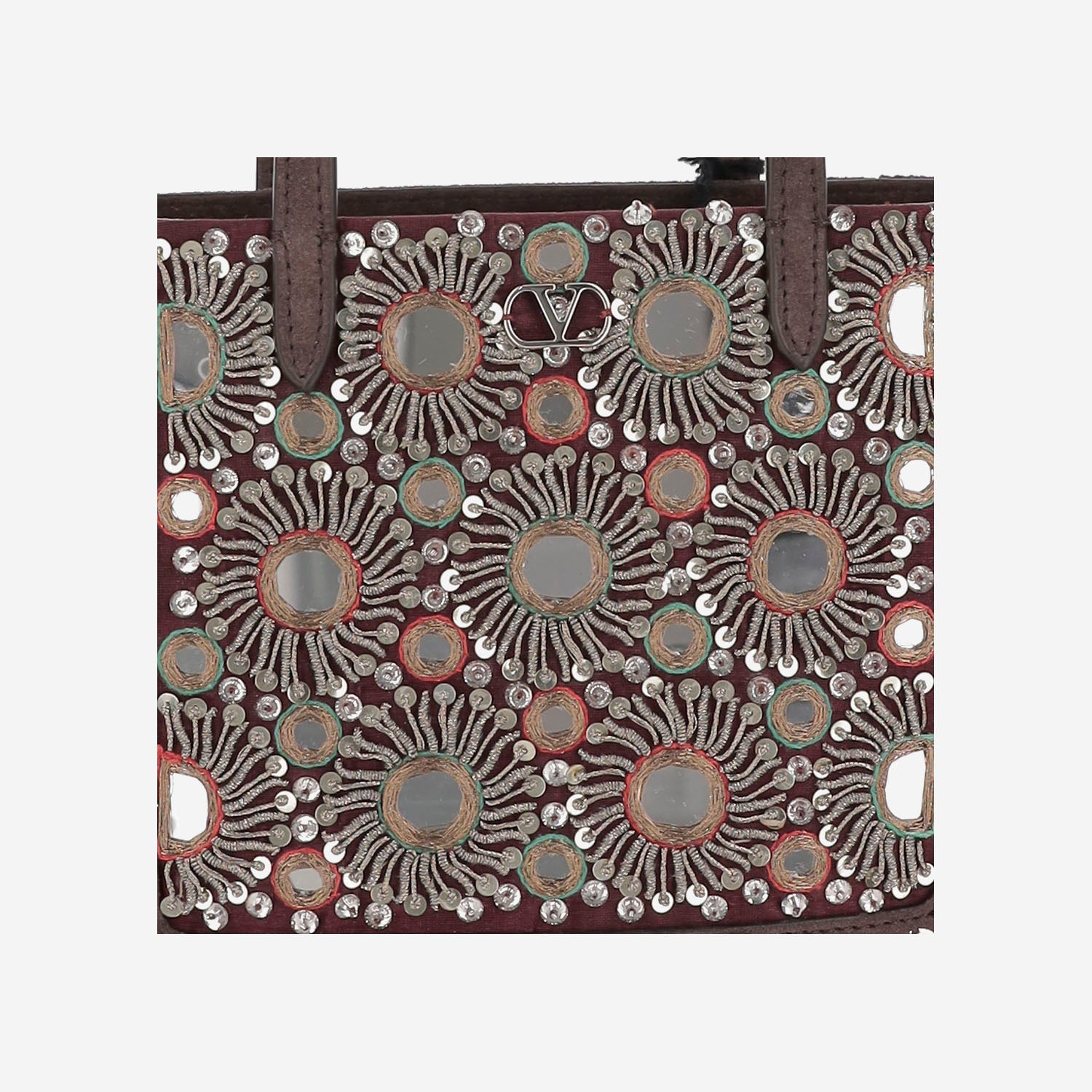 Borsa Shopping Mini Valentino Garavani Nellcôte Ricamata 7W2B0R89 TAARCB VALENTINO GARAVANI 
