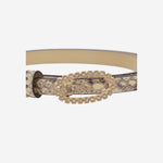 Cintura in pelle pitonata 7W2T0SR2 FKT246 VALENTINO GARAVANI 
