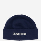 BEANIE IN COTONE E LANA CON LOGO 7Y2HB02R FZLAEW VALENTINO GARAVANI 