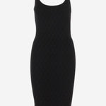 ABITO IN MAGLIA CON TEXTURE A V JACQUARD STRETCH 1011396 1A159781B000 VERSACE 
