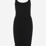 ABITO IN MAGLIA CON TEXTURE A V JACQUARD STRETCH 1011396 1A159781B000 VERSACE 