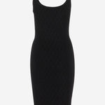ABITO IN MAGLIA CON TEXTURE A V JACQUARD STRETCH 1011396 1A159781B000 VERSACE 