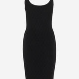 ABITO IN MAGLIA CON TEXTURE A V JACQUARD STRETCH 1011396 1A159781B000 VERSACE 