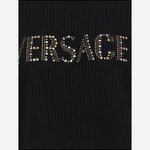 MAGLIONE IN LANA A COSTE CON STUDS 1018589 1A162071B000 VERSACE 