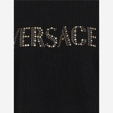 MAGLIONE IN LANA A COSTE CON STUDS 1018589 1A162071B000 VERSACE 