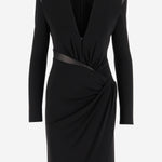 Abito con scollo in viscosa 1021623 1A144751B000 VERSACE 
