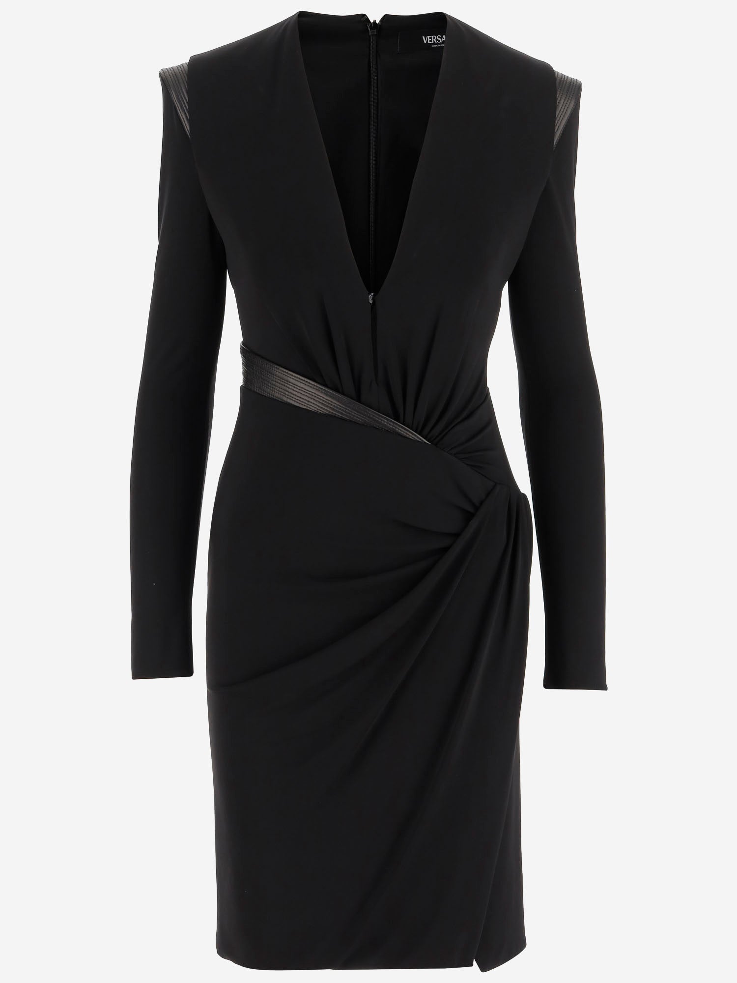 Abito con scollo in viscosa 1021623 1A144751B000 VERSACE 