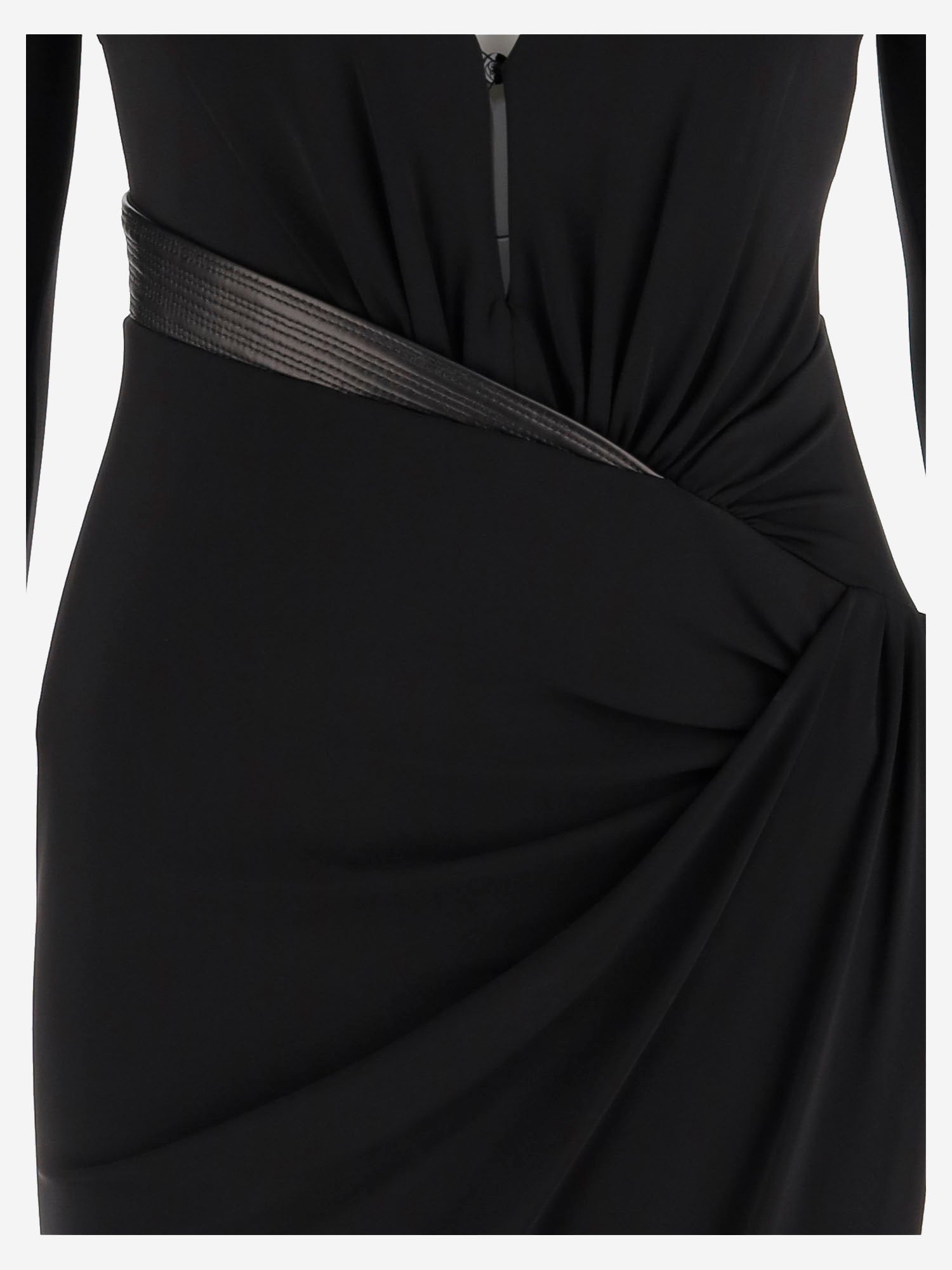 Abito con scollo in viscosa 1021623 1A144751B000 VERSACE 