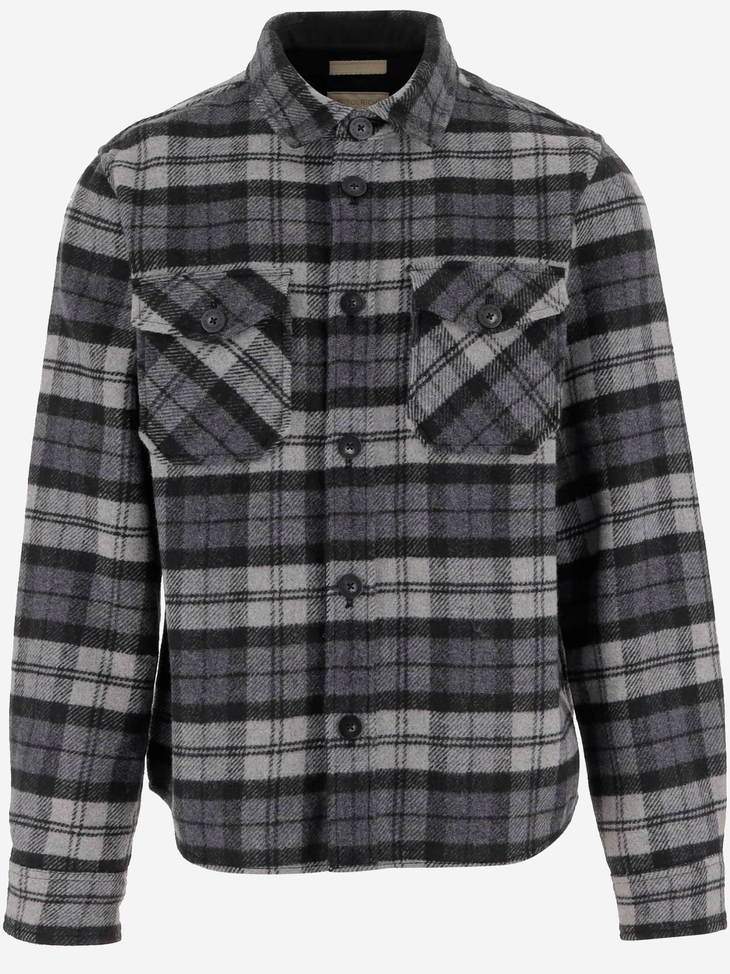 CAMICIA IN MISTO LANA CON MOTIVO CHECK CFWOOS2021MRUT5178 10014 WOOLRICH 