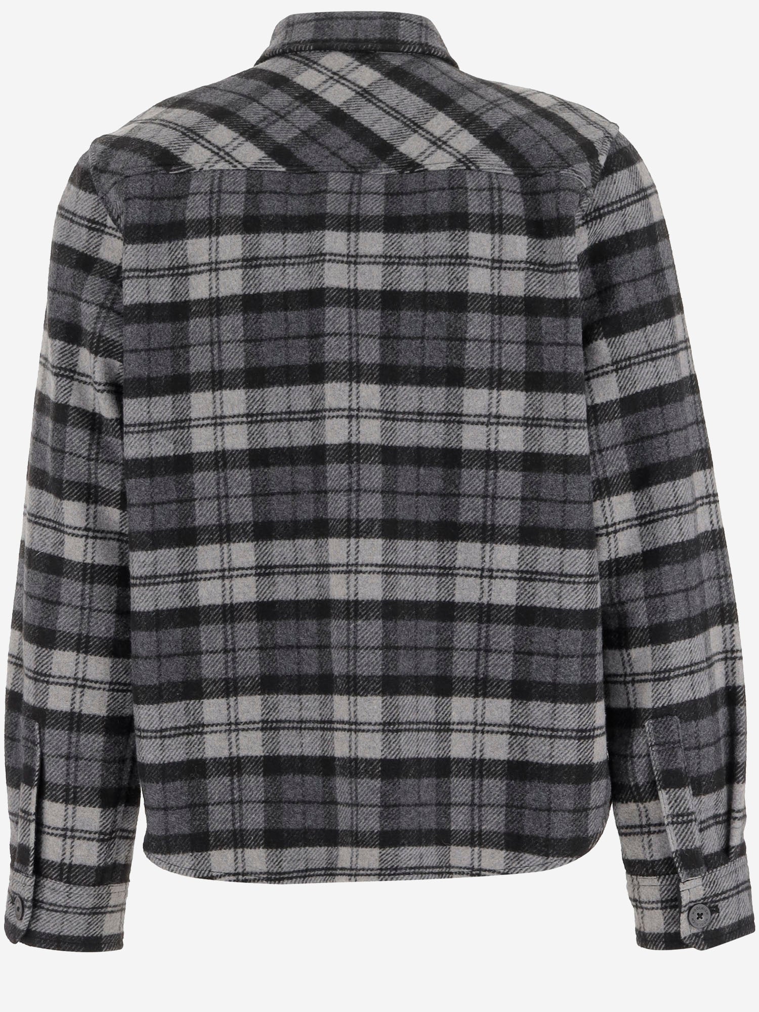 CAMICIA IN MISTO LANA CON MOTIVO CHECK CFWOOS2021MRUT5178 10014 WOOLRICH 