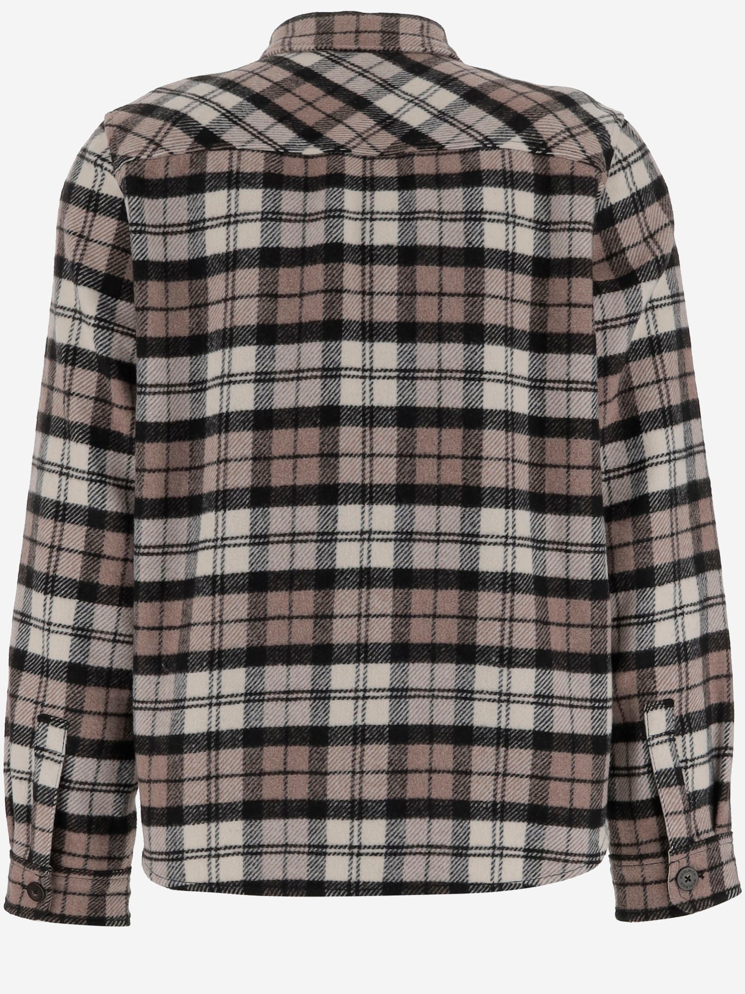 CAMICIA IN MISTO LANA CON MOTIVO CHECK CFWOOS2021MRUT5178 8914 WOOLRICH 