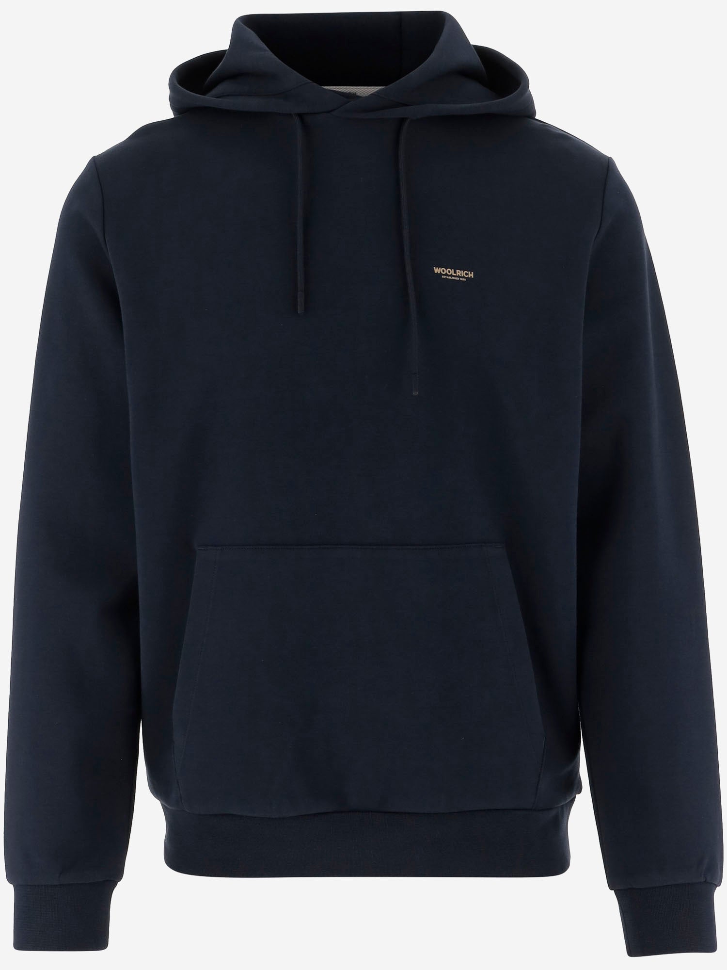 FELPA IN MISTO COTONE STRETCH CON LOGO CFWOSW2002MRUT5195 3989 WOOLRICH 
