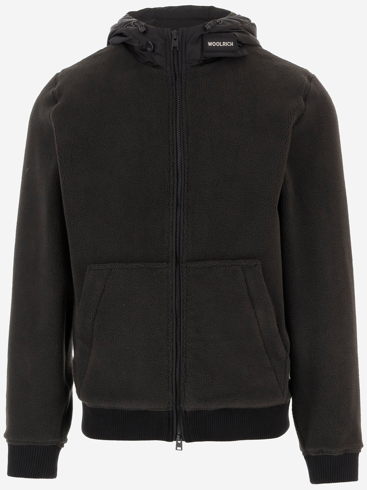 FELPA CON CAPPUCCIO IN PILE TECNICO CFWOSW2014MRUT5125 100 WOOLRICH 