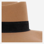 CAPPELLO fedora IN LANA CAMELOVALADO NATURAL ALEXIA ALVAREZ DE TOLEDO 