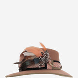 CAPPELLO fedora IN LANA TERRACOTAFEDORA NATURAL ALEXIA ALVAREZ DE TOLEDO 