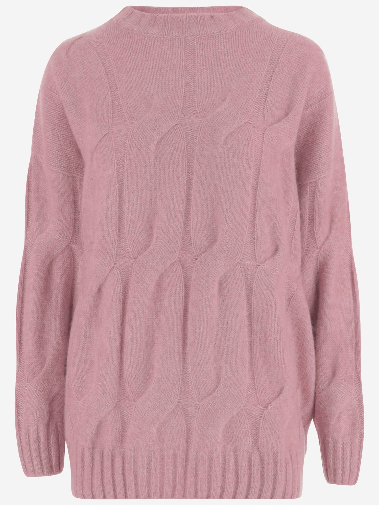 MAGLIONE TRECCIA IN CASHMERE E SETA 25577002 60 ALLUDE 