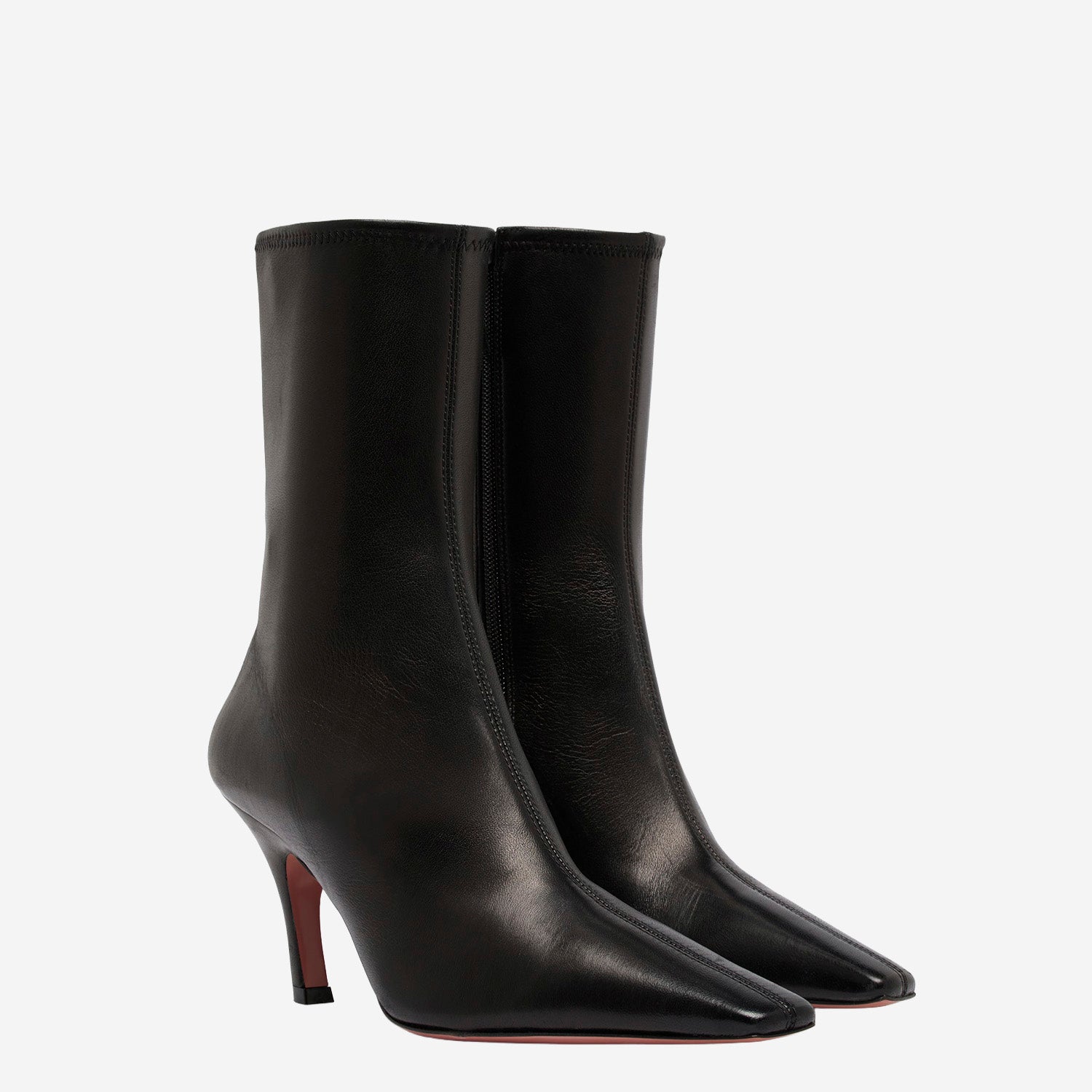 STIVALETTI JAMIE STRETCH BOOTIE 80 JAMIESTRETCHBOOTIE BLACK AMINA MUADDI 