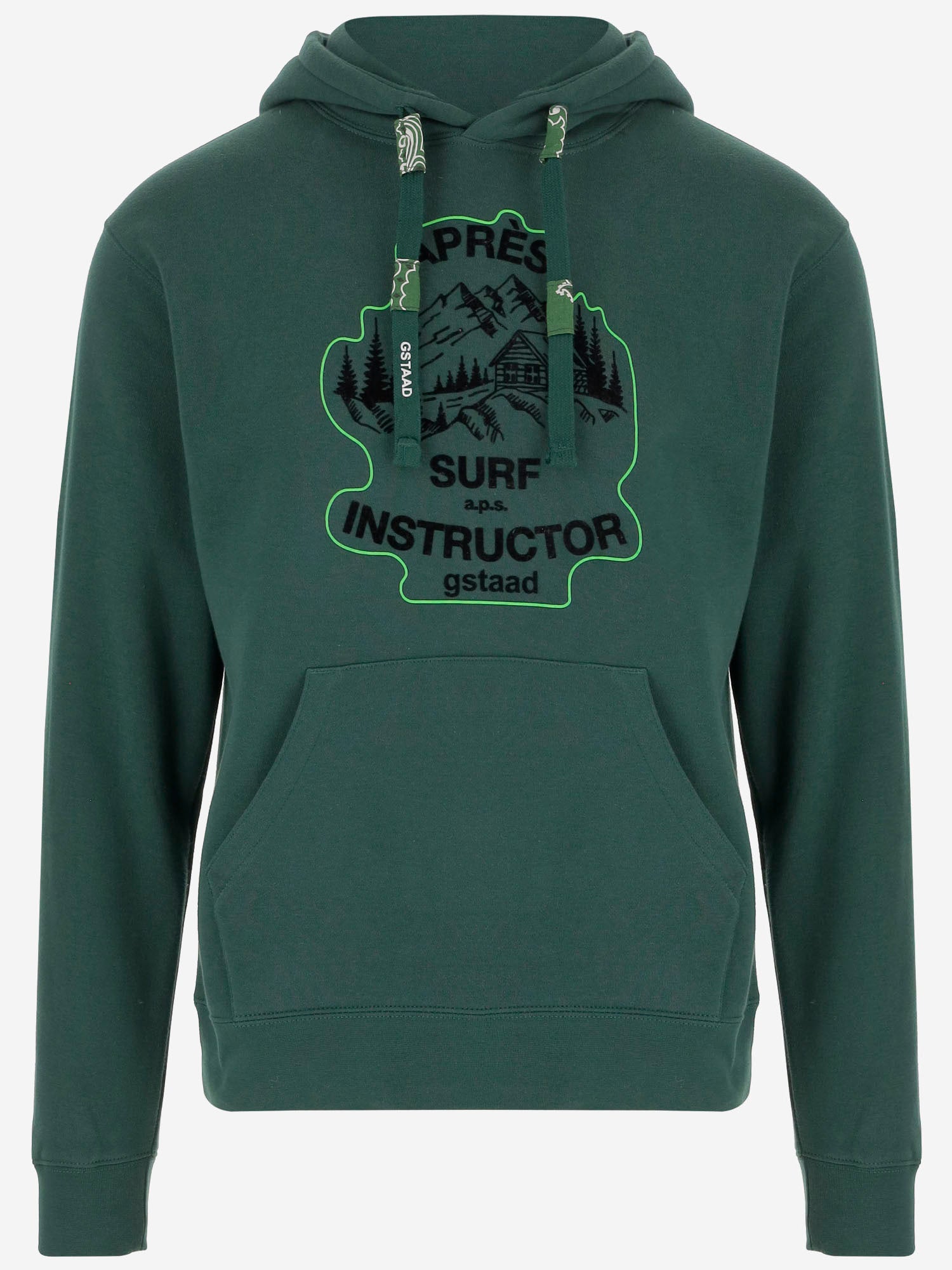 FELPA IN COTONE CON LOGO 37ADELAIDEHOODIE FOREST APRES SURF 