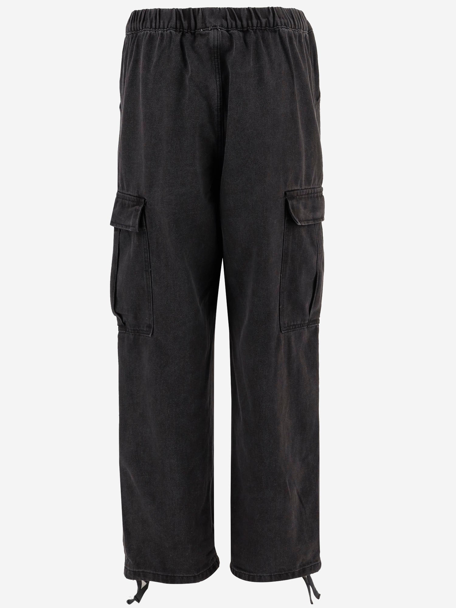 PANTALONI IN COTONE CON LOGO 56WORKDENIMPANTAURELIO BLACKDENIM APRES SURF 
