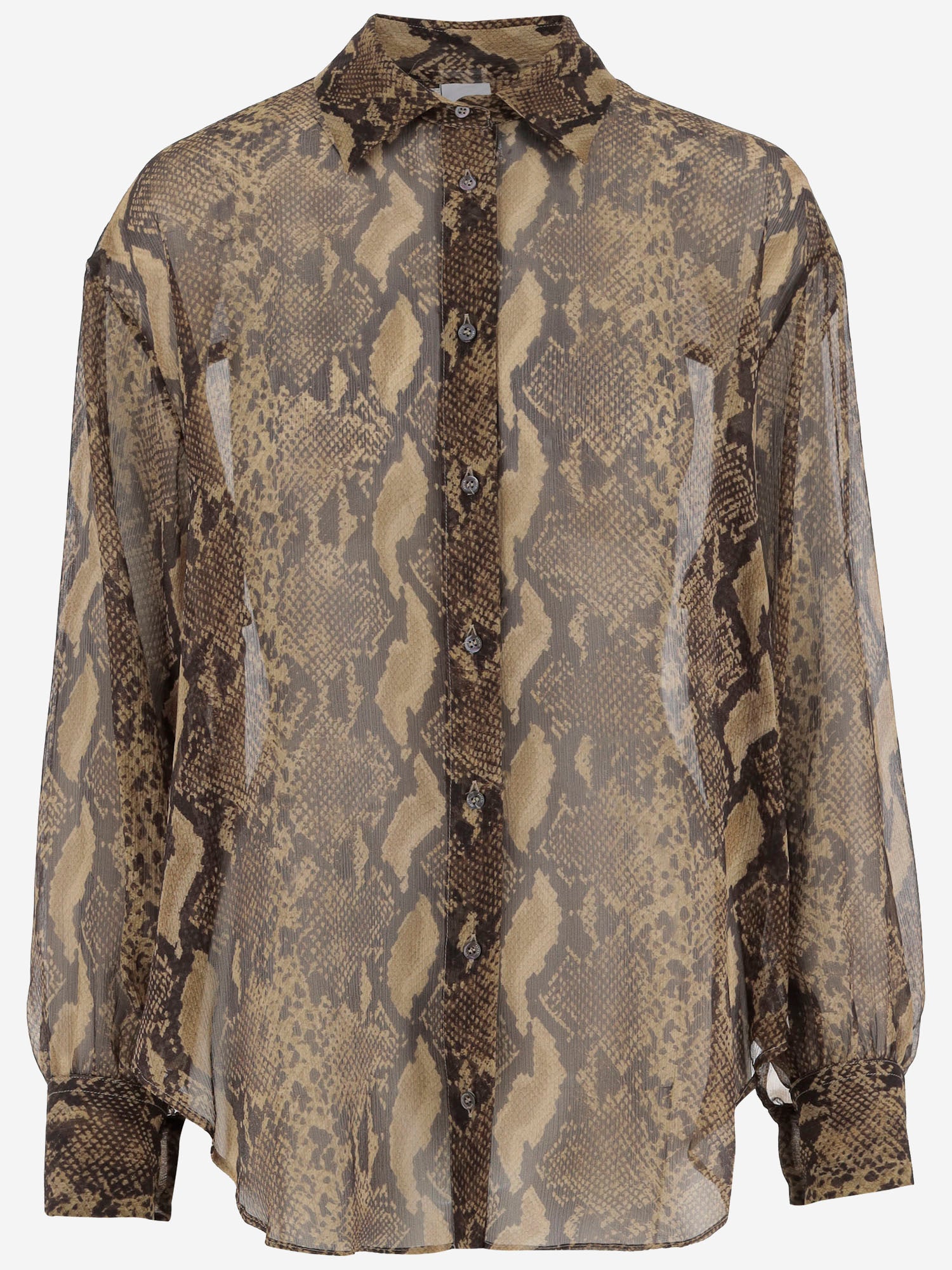 CAMICIA IN SETA CON MOTIVO ANIMALIER 5483G406P0 60331 ASPESI 
